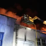 На Волині рятувальники ліквідували масштабну пожежу після російського обстрілу