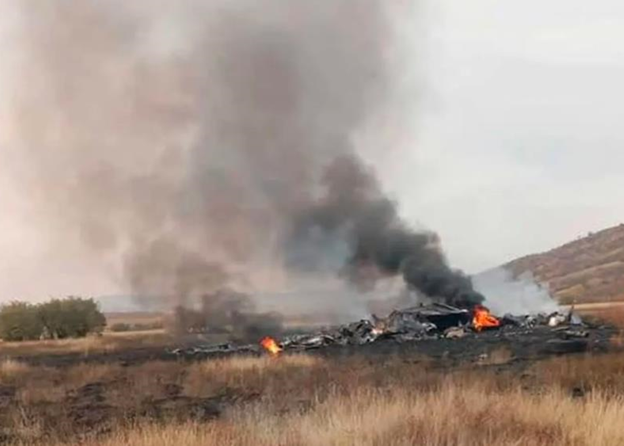 Військовий літак Туреччини впав на кордоні Грузії та Азербайджану