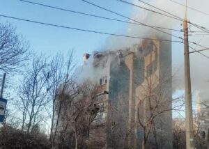 З'явилося відео з місця удару по Тернополю