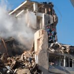 "Приліт" ракети РФ в Тернополі потрапив на відео