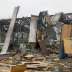 Окупанти пошкодили склад логістичної компанії у Харкові