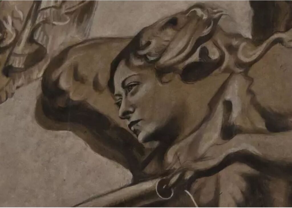 У Римі херувим на фресці після реставрації став схожим на Мелоні