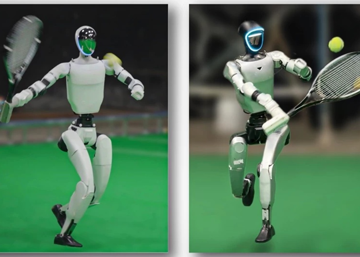 Китайські вчені навчили робота грати в теніс