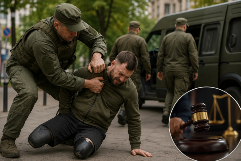 У Києві військовослужбовців ТЦК, які побили ветерана без ніг, переведуть у бойові підрозділи