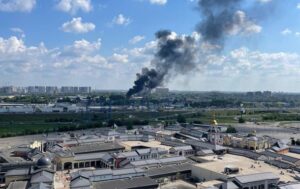 Мешканцям столиці недоімперії треба звикати жити без світла: У Підмосков'ї палає електропідстанція