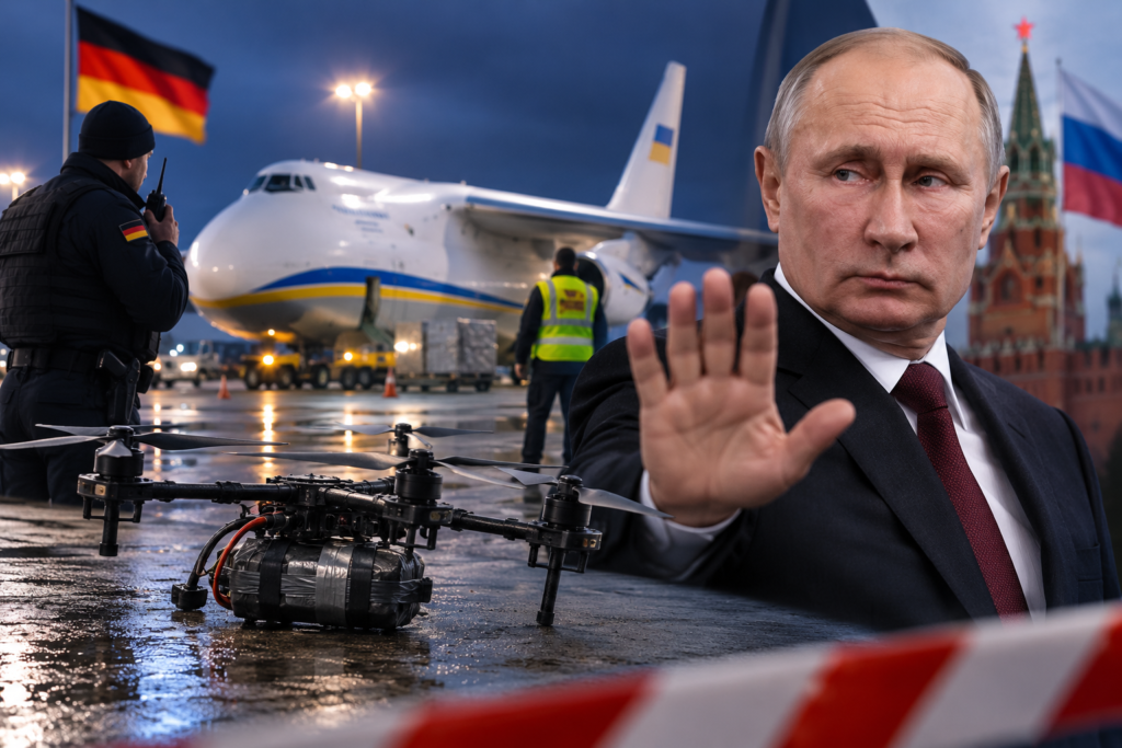 Росія заперечила причетність до дрона з вибухівкою біля українського літака