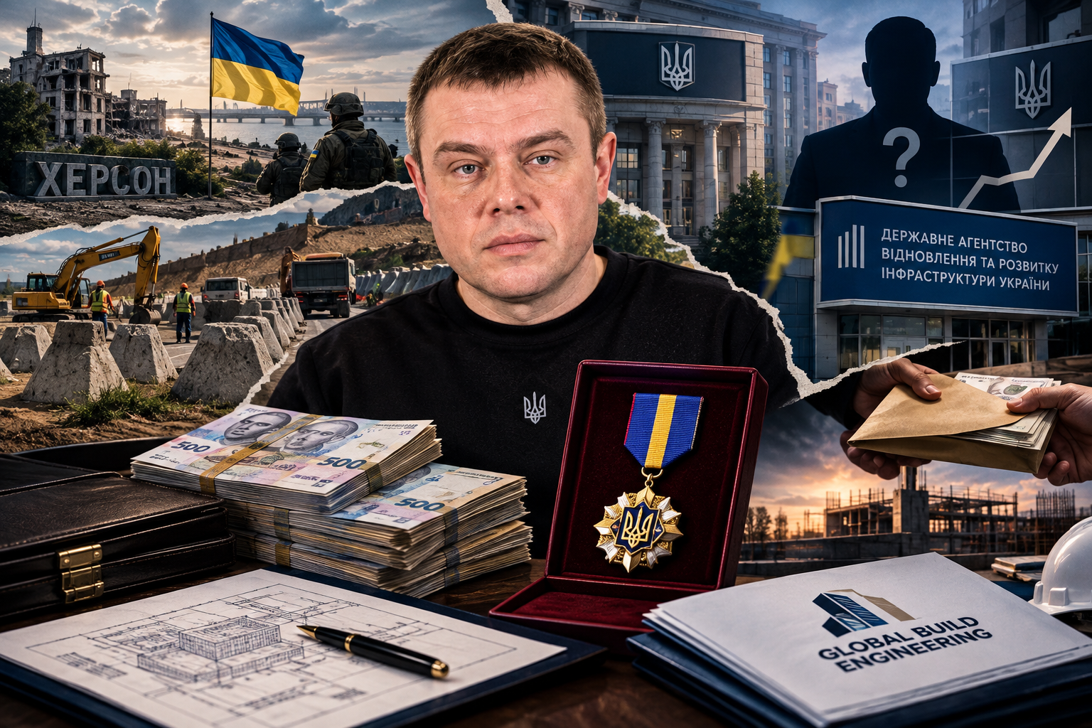 Орден за «відкати»: як заступник голови Херсонської ОВА Антон Самойленко вибиває мільйонні підряди на фортифікаціях та йде на підвищення