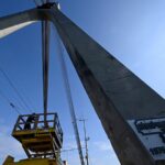 Російський дрон вдруге поцілив у Північний міст