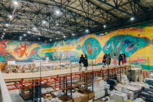 У Луцьку постраждала найбільша картина України: «Космогонія» площею понад 2000 м²