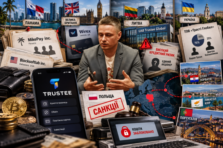 Де ховається засновник Trustee Вадим Груша? Офшорна павутина, кіпрські сліди та скандал із блокуванням коштів