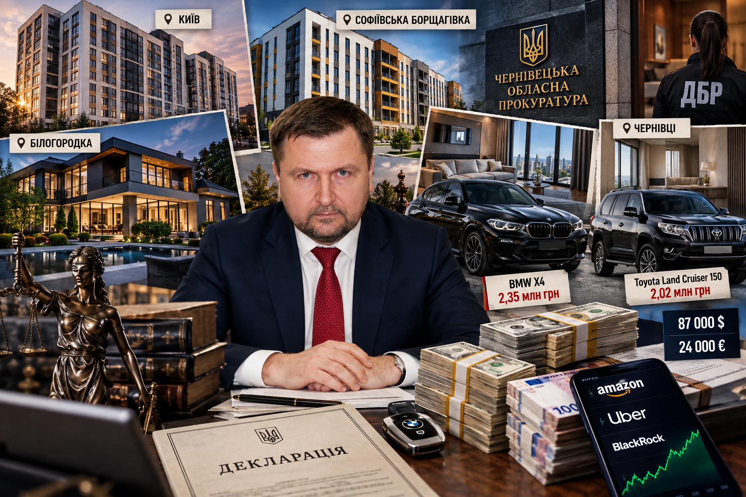 Мільйонні статки, елітні тачки від тестя та квартири в столиці: як прокурорсько-дбрівська родина Яся обростає розкішшю під час війни